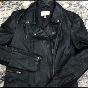 Muubaa Leather Biker Jacket